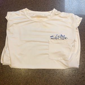 Salt Life White Fishing T-Shirt